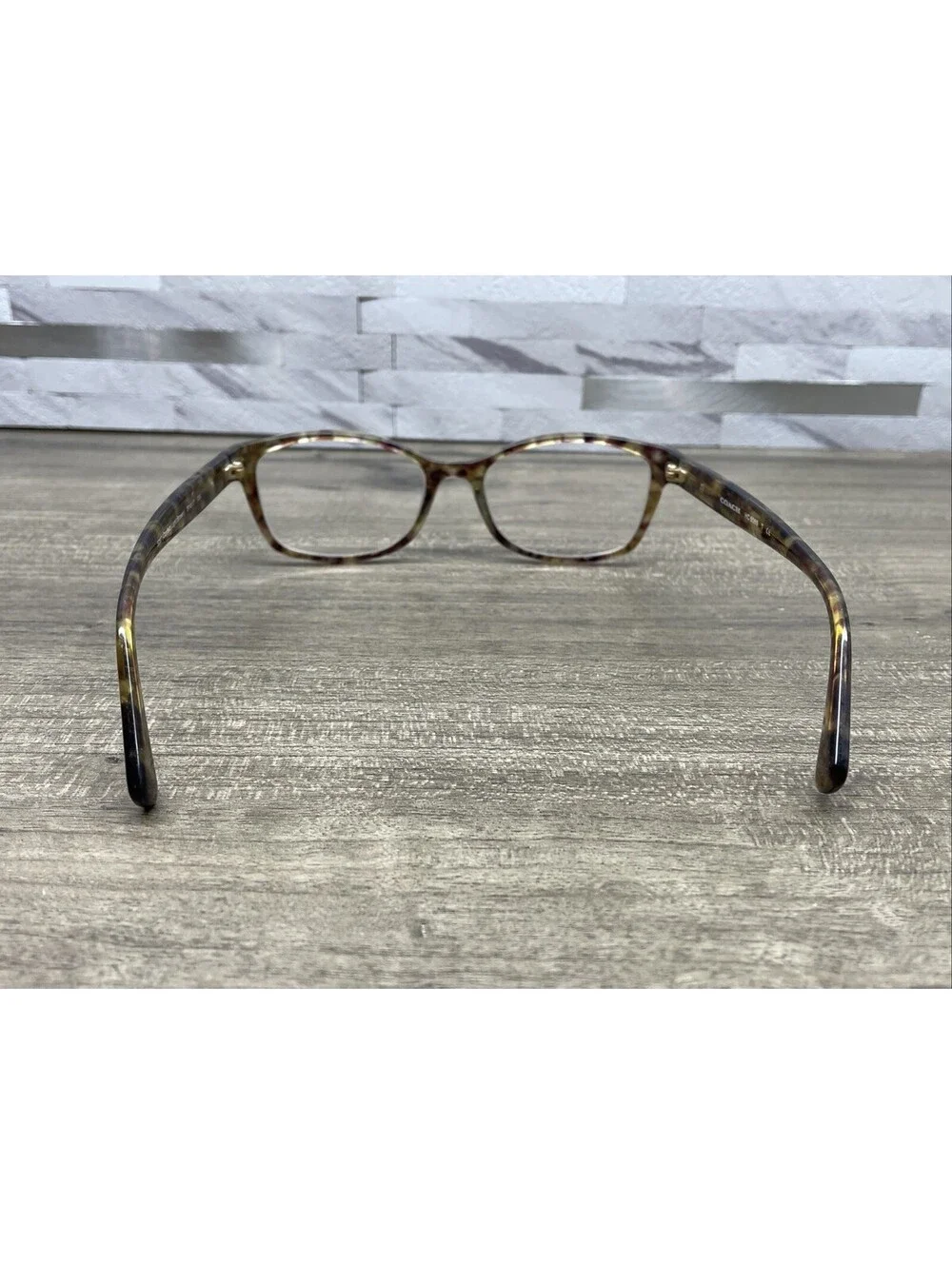 COACH Eyeglasses HC 6065 5287 Confetti Light Brown Optical 51[]17-135